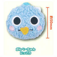 Zawazawamori no Ganko-chan Plush Badge [4.Ganpei-chan nikkori]