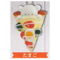 Goodnight Bear Pizza Ball Chain Mascot [5.Egg]