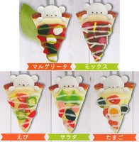 Goodnight Bear Pizza Ball Chain Mascot [All 5 type set(Full Complete)]