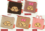 Monchhichi Mokomoko Square Pouch [All 5 type set(Full Complete)]