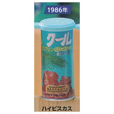 TAMA-KYU Bathclin Cool 50th Anniversary Miniature Keychain [3.1986 Hibiscus]