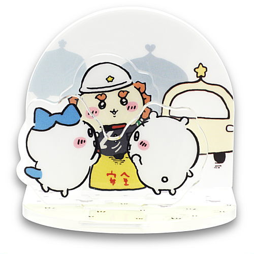 Chiikawa Diorama Acrylic Stand Part.3 [4.Traffic Control]