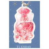 Spin The Weekly Cosmetics Perfume Acrylic Keychain [2.TUESDAY]