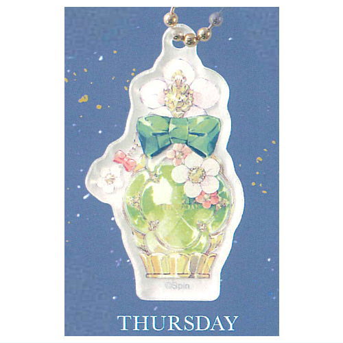 Spin The Weekly Cosmetics Perfume Acrylic Keychain [4.THUSDAY]