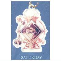 Spin The Weekly Cosmetics Perfume Acrylic Keychain [6.SATURDAY]