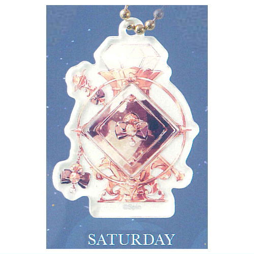 Spin The Weekly Cosmetics Perfume Acrylic Keychain [6.SATURDAY]