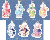 Spin The Weekly Cosmetics Perfume Acrylic Keychain [All 7 type set (Full Complete)]