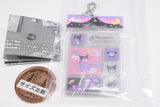 Sanrio Characters Tile Sticker Miniature Charm [5.Kuromi]