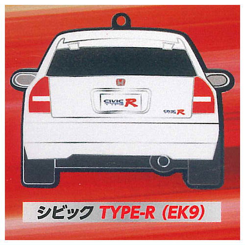 HONDA TYPE R Rear View Acrylic Keychain [2.CIVIC TYPE-R (EK9)]