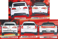HONDA TYPE R Rear View Acrylic Keychain [All 5 type set (Full Complete)]