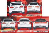 HONDA TYPE R Rear View Acrylic Keychain [All 5 type set (Full Complete)]