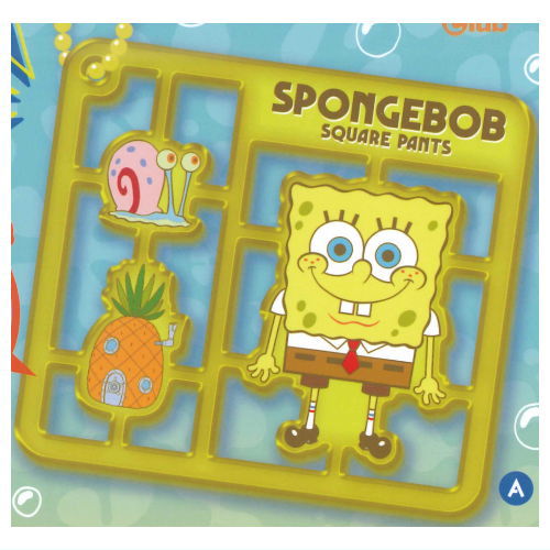 SpongeBob Plastic Model Keychain [1.A]