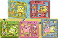 SpongeBob Plastic Model Keychain [All 5 type set(Full Complete)]
