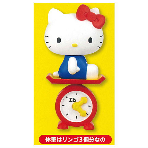 I'm Hello Kitty Figure [2.Weight is 3 apples]