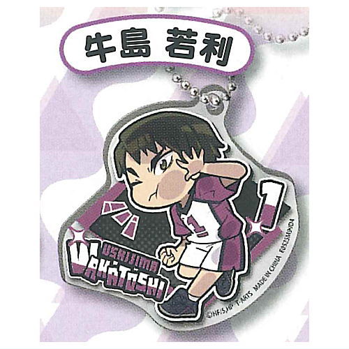 Pita! Deforme Haikyu!! Acrylic Keychain Vol.2 [7.Wakatoshi Ushijima]