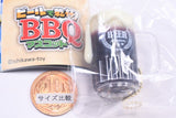 Cheers with beer! BBQ mascot [2.Dark beer]