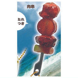 Cheers with beer! BBQ mascot [3.Niku kushi]
