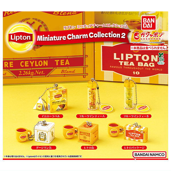 Lipton Miniature Charm Collection Part.2 [All 6 type set(Full Complete)]