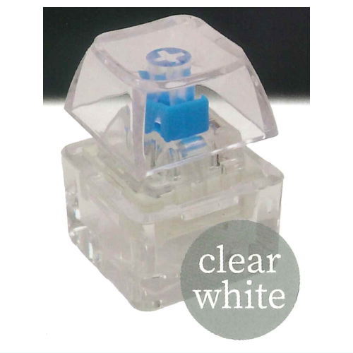 Infinite Typing Keyboard clear color Part.2 [1.clear white]