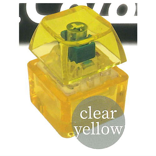 Infinite Typing Keyboard clear color Part.2 [4.clear yellow]