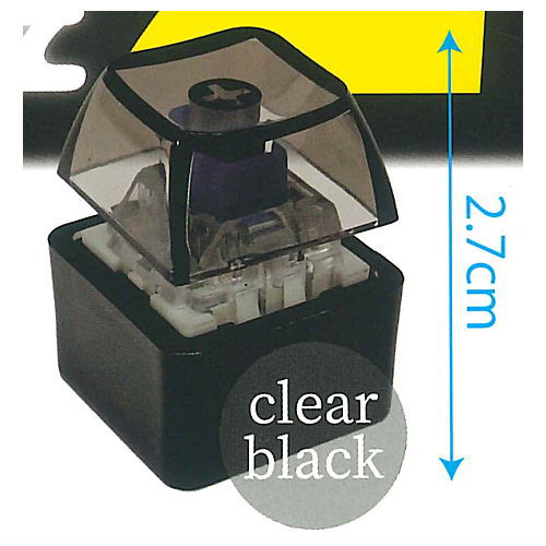 Infinite Typing Keyboard clear color Part.2 [5.clear black]