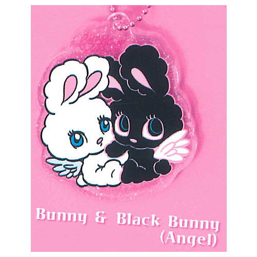 foxy illustrations acrylic ball chain vol.2 [3.Bunny & Black Bunny(Angel)]