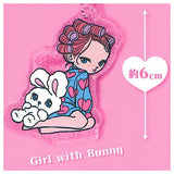 foxy illustrations acrylic ball chain vol.2 [5.Girl with Bunny]
