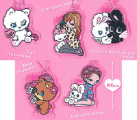 foxy illustrations acrylic ball chain vol.2 [All 5 type set(Full Complete)]