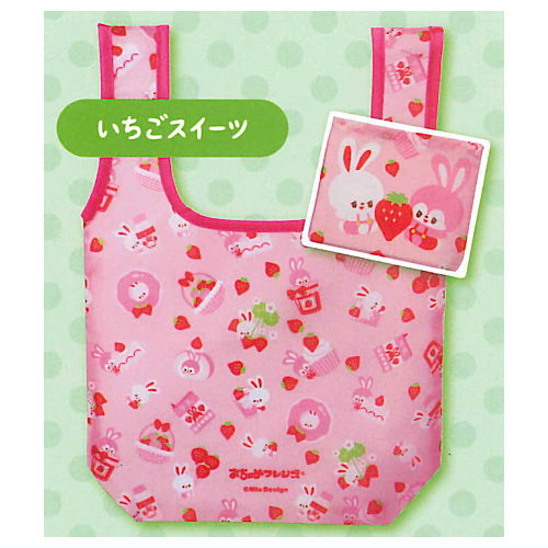 Ochame Friends Ochame Nakama Eco Bag vol.2 [4.Strawberry Sweets]