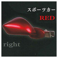 Side mirror hair clip [1.Red Right]