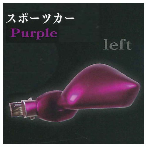 Side mirror hair clip [4.Purple Left]