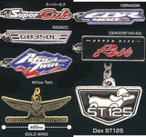 Honda. Motorcycle Metal Emblem Collection Part.4 [All 7 type set(Full Complete)]