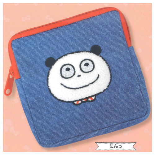 Yuji Nishimura Gokigenpanda Fuwafuwa Denim Pouch [1.Nin]