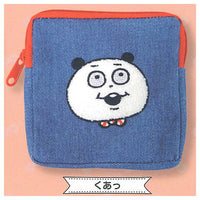 Yuji Nishimura Gokigenpanda Fuwafuwa Denim Pouch [4.Kua]