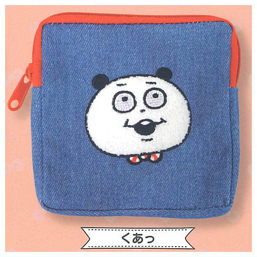 Yuji Nishimura Gokigenpanda Fuwafuwa Denim Pouch [4.Kua]