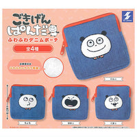 Yuji Nishimura Gokigenpanda Fuwafuwa Denim Pouch [All 4 type set(Full Complete)]