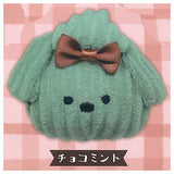 Whip Cream Dog Face Mascot [3.Chocolate Mint]