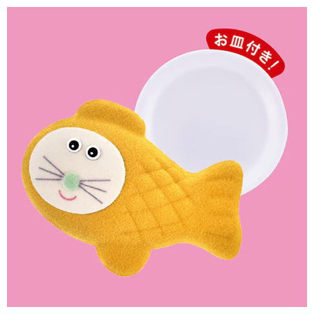 Munyu Miniature Mascot Part.4 [6.Taipukuyaki (with plate)]