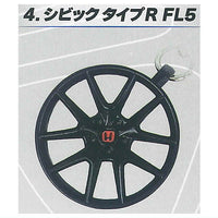Honda Wheel Keychain Vol. 1 CIVIC Series Vol. 2 [4.CIVIC Type R FL5]