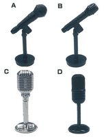 1/12 Press Conference Microphone [All 4 type set(Full Complete)]