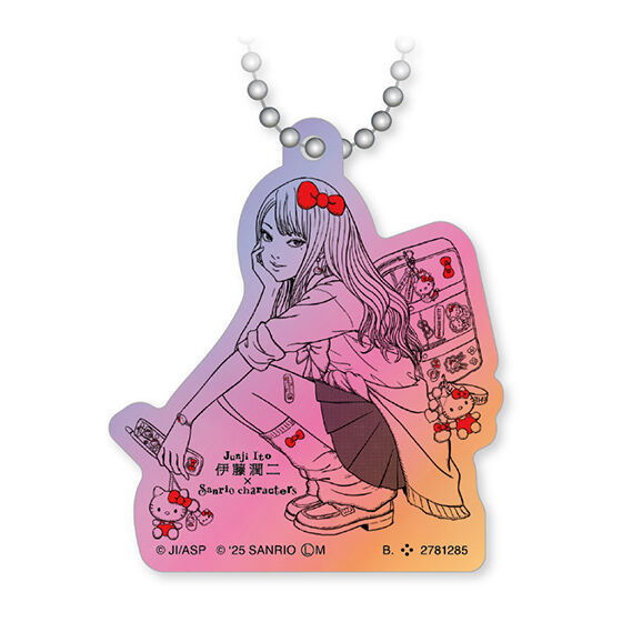 Junji Ito x Sanrio Characters Acrylic Charm [2.Gal Tomie 2]
