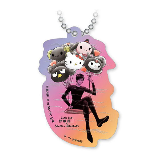 Junji Ito x Sanrio Characters Acrylic Charm [3.Pretty Boy in Black]