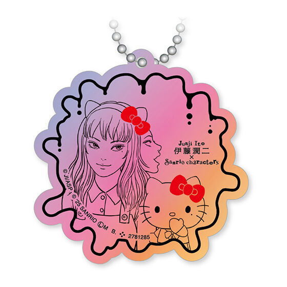 Junji Ito x Sanrio Characters Acrylic Charm [5.Tomie x Hello Kitty]