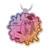 Junji Ito x Sanrio Characters Acrylic Charm [7.Tomie x Pompompurin]