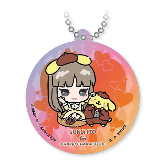 Junji Ito x Sanrio Characters Acrylic Charm [13.Deformed Tomie x Pompompurin]