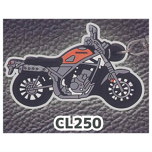Honda Motorcycle Rubber Keychain Vol.1 Medium Motorcycle Edition [2.CL250]