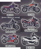 Honda Motorcycle Rubber Keychain Vol.1 Medium Motorcycle Edition [All 6 type set(Full Complete)]
