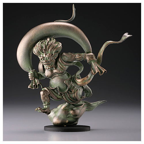 Capsule Q Japanese Budda Statue Collection Kai [5.Fujin (Bronze type)]