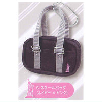 EASTBOY Mini School Bag Mascot Part.2 [3.School Bag (Navy x Pink)]
