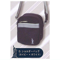 EASTBOY Mini School Bag Mascot Part.2 [4.Shoulder Bag (Navy x White)]